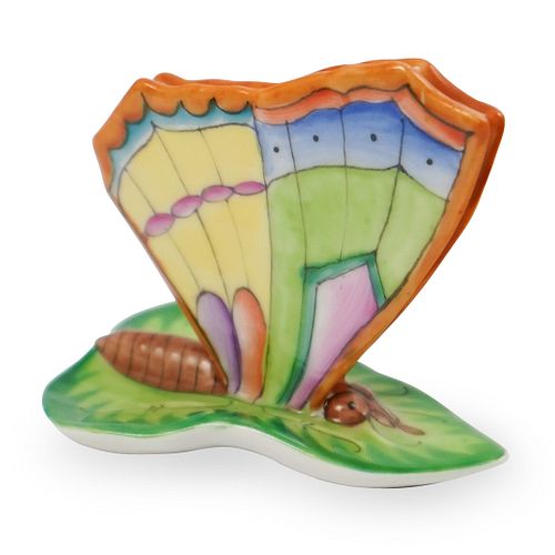 HEREND PORCELAIN BUTTERFLY FIGURINEDESCRIPTION  392874