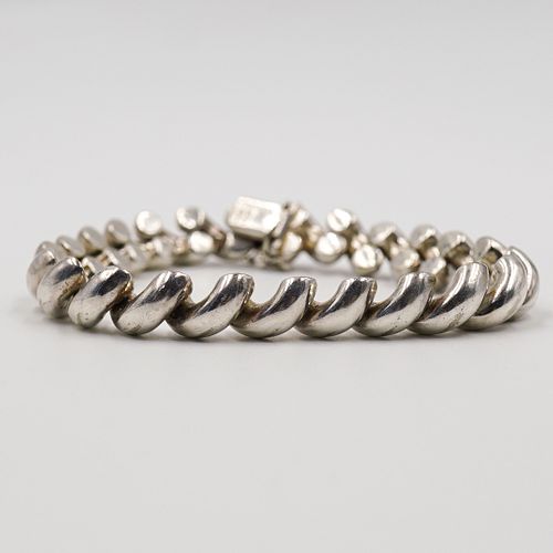 ITALIAN STERLING SILVER BRACELETDESCRIPTION  39290d