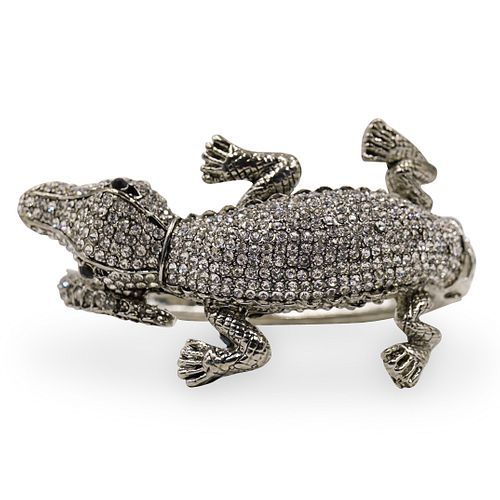 COSTUME CRYSTAL ALLIGATOR BRACELETDESCRIPTION: