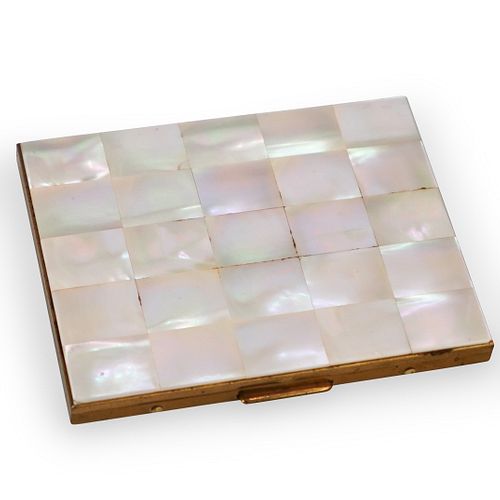 MOTHER OF PEARL COMPACT CASEDESCRIPTION:A