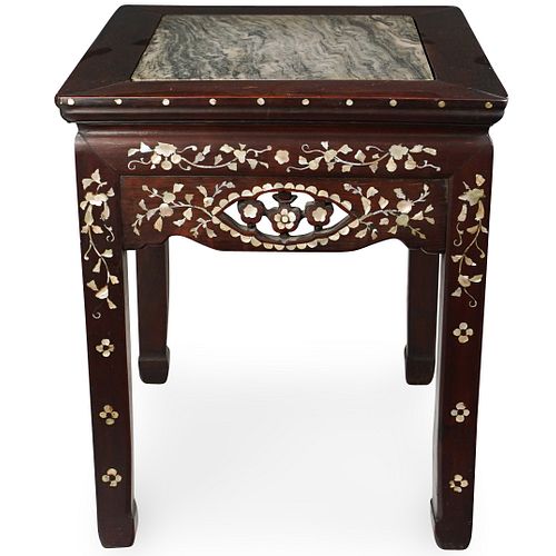 MOTHER OF PEARL INLAID HARDWOOD 392952