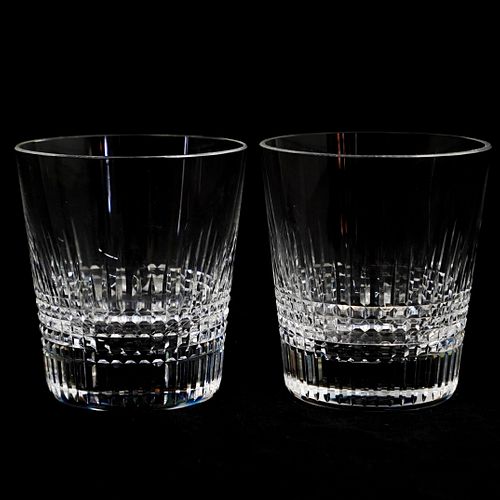  2PC BACCARAT CRYSTAL ALSACE  3929f6