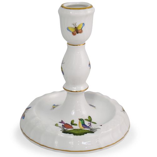 HEREND PORCELAIN ROTHSCHILD CANDLESTICKDESCRIPTION  392a10