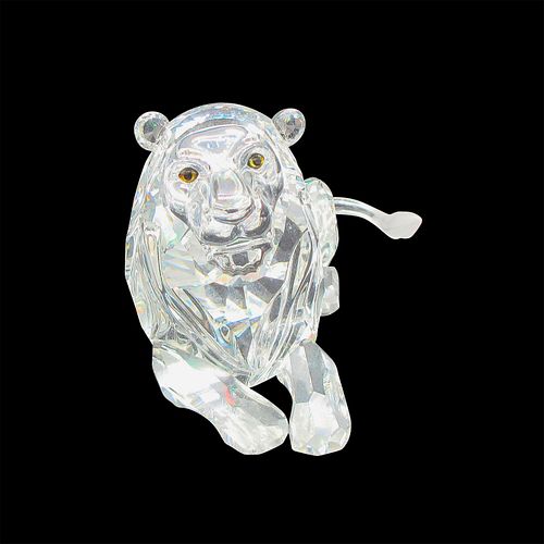 SWAROVSKI CRYSTAL FIGURINE, LION