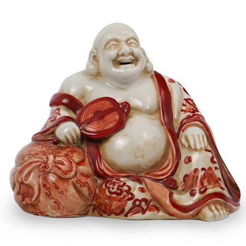 PORCELAIN ENAMEL BUDDHA FIGUREDESCRIPTION  392a31