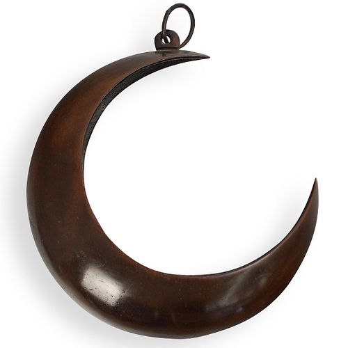 IRON HANGING CRESCENT MOON LANTERNDESCRIPTION A 392a39