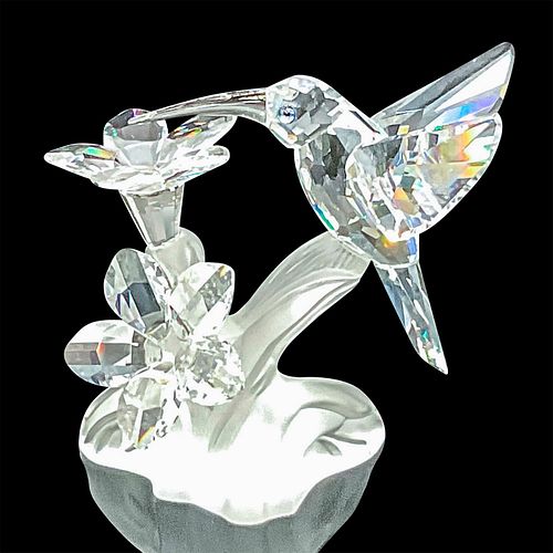 SWAROVSKI SILVER CRYSTAL FIGURINE, HUMMINGBIRDClear