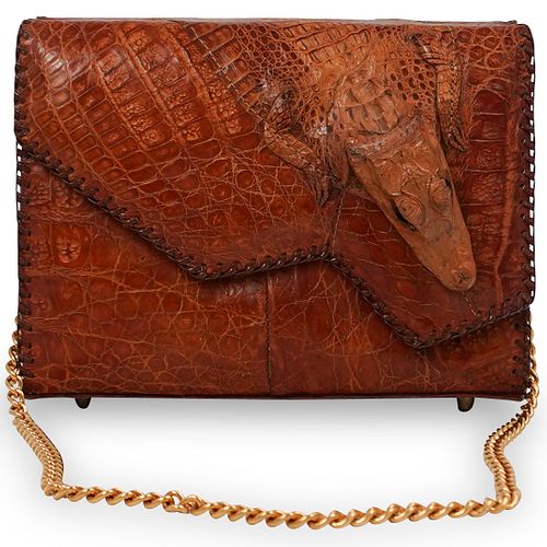 CUSTOM ALLIGATOR PURSEDESCRIPTION: