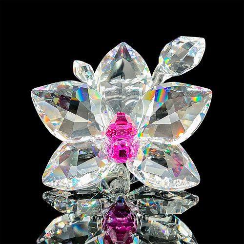 SWAROVSKI CRYSTAL FIGURINE, ORCHID BLOSSOM