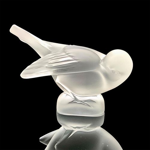 LALIQUE CRYSTAL FIGURE, SPARROWFigurine