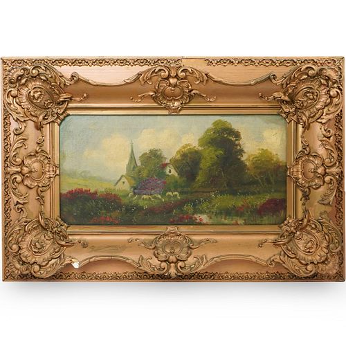 SIGNED CONTINENTAL OIL ON CANVASDESCRIPTION  392aeb