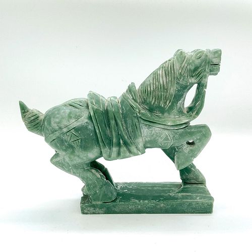 CHINESE TANG HORSE STONE FIGUREDepicted 392b33