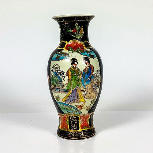 VINTAGE CERAMIC VASE JAPANESE 392b51