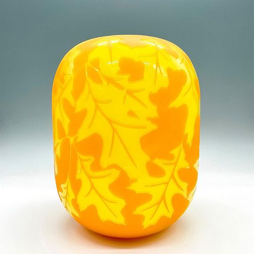 KELSEY PILGRIM CAMEO GLASS VASEOrange