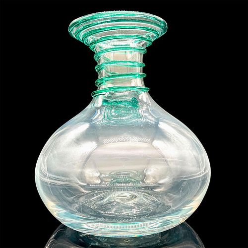 BLENKO GLASS SPIRAL VASEHand blown