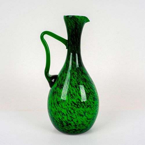 ITALIAN EMERALD GREEN ART GLASS