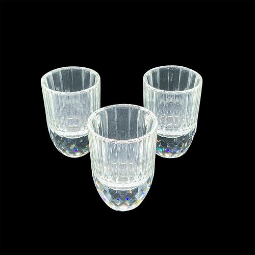 3PC SWAROVSKI CRYSTAL SHOT GLASS