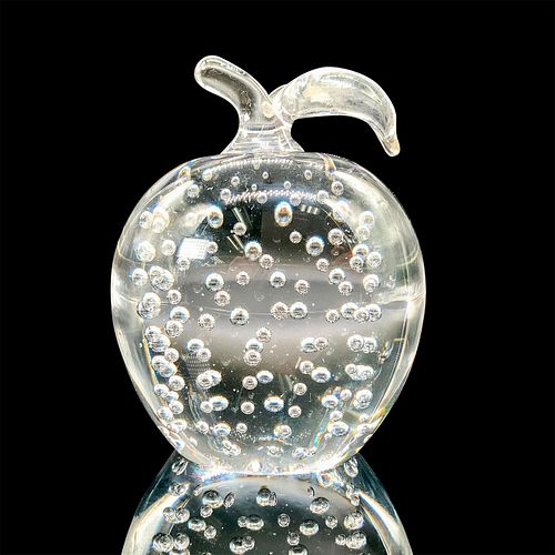 MURANO GLASS, APPLE PAPERWEIGHTA paperweight