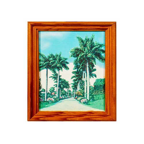 FRAMED ART PRINT ON CANVAS PANEL,