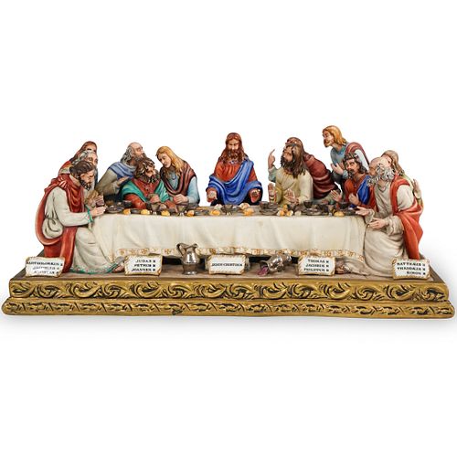 CAPODIMONTE THE LAST SUPPER  392c95