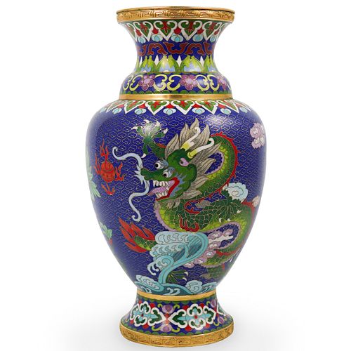 CHINESE CLOISONNE VASEDESCRIPTION: