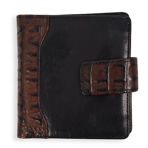 BRAHAM LEATHER ALLIGATOR WALLETDESCRIPTION  392d4d