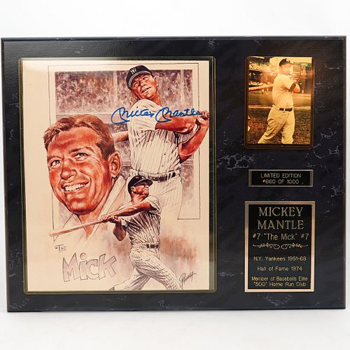 LIMITED EDITION MICKEY MANTLE PLAQUEDESCRIPTION  392d76