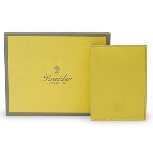 PINEIDER LEATHER NOTEPADDESCRIPTION: