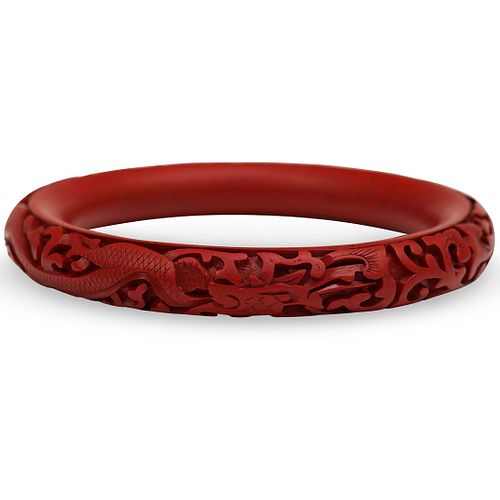 CHINESE CINNABAR BANGLEDESCRIPTION  392db9