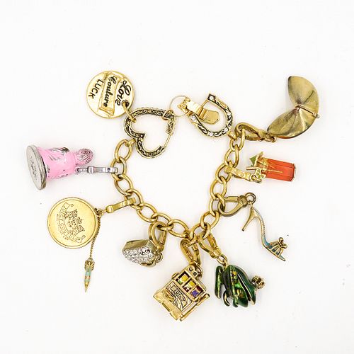 JUICY COUTURE ENAMEL CHARM BRACELETDESCRIPTION  392df6