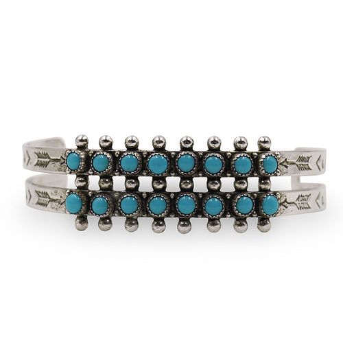 STERLING SILVER NAVAJO TURQUOISE 392e15
