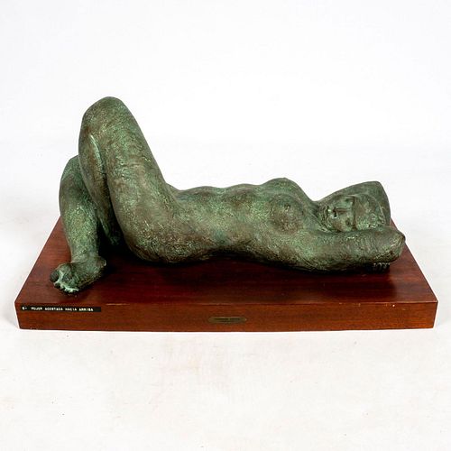 ARMANDO AMAYA MEXICAN 1935 SCULPTURESigned 392e46