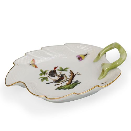 HEREND PORCELAIN "ROTHSCHILD" DISHDESCRIPTION: