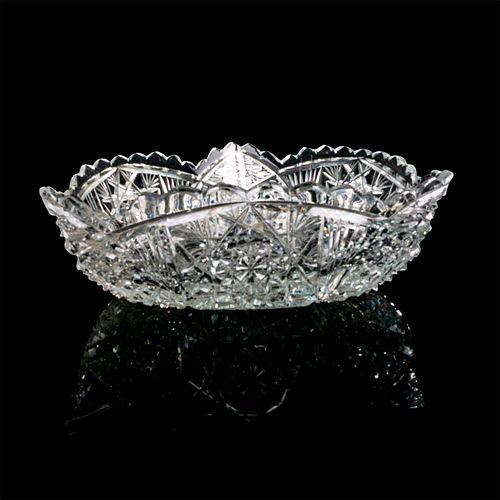 AMERICAN BRILLIANT CUT CRYSTAL BOWLCut