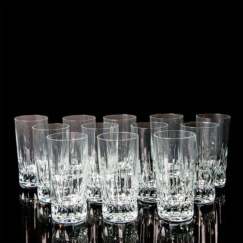 12PC VINTAGE COOLER GLASSESClear tall