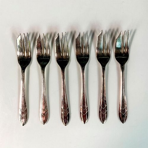 6PC M S LTD SILVER PLATED PASTRY 392f2b