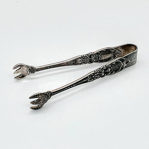 INTERNATIONAL STERLING SILVER ICE TONGS