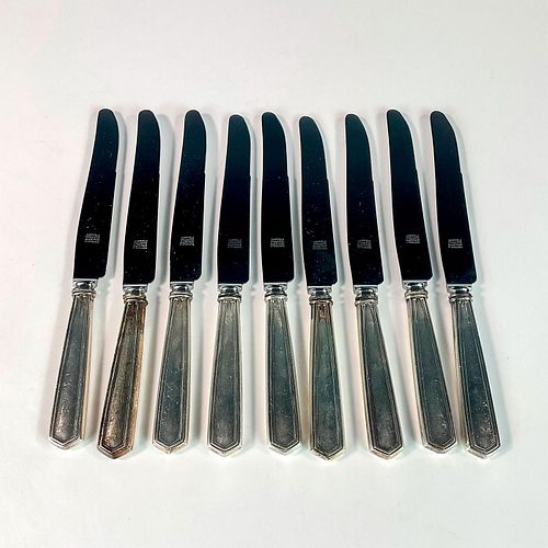 9PC SHEFFIELD STAINLESS/STERLING