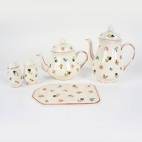 5PC VILLEROY & BOCH TEA SERVICE SET,