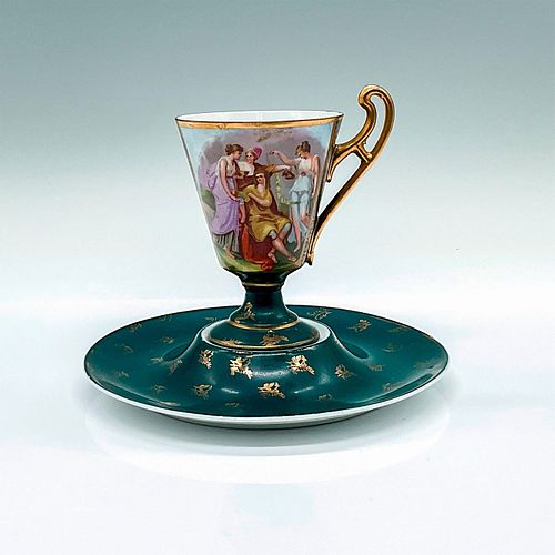 VICTORIA CARLSBAD PORCELAIN CUP AND