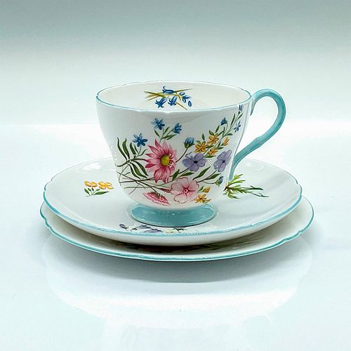 3PC SHELLEY FINE BONE CHINA CUP 392f73