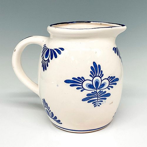 BLUE AND WHITE CERAMIC PITCHERUnmarked,