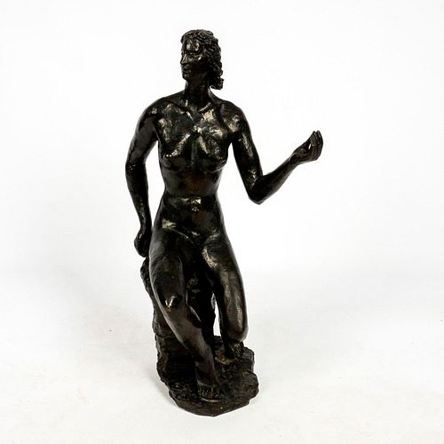 ARTIST SIGNED BRONZE SCULPTURE  392fcc