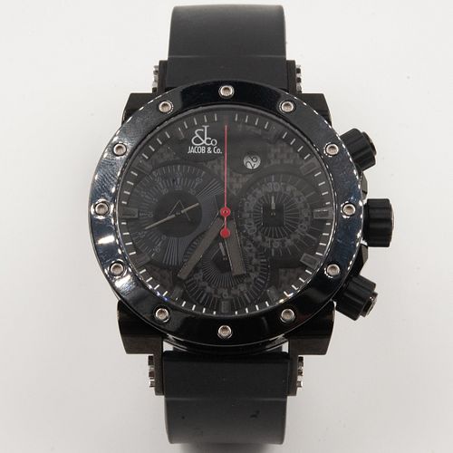 JACOB AND CO BLACK WATCHDESCRIPTION  392fef