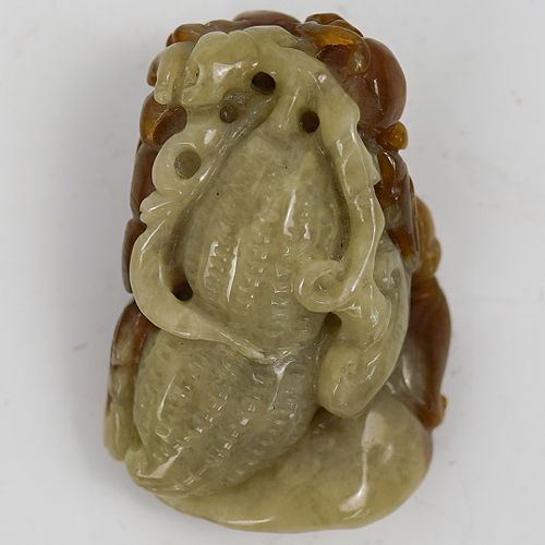 CHINESE CARVED JADE PENDANTDESCRIPTION  393067