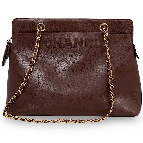 VINTAGE CHANEL TOTE FRONT LOGODESCRIPTION  393087