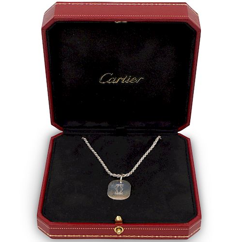 CARTIER STERLING PENDANT NECKLACEDESCRIPTION  39308c