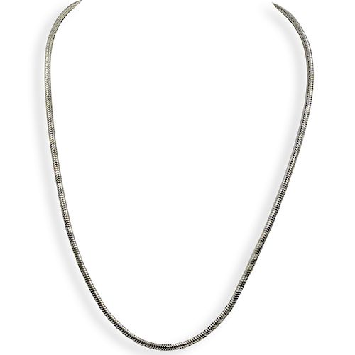 STERLING SILVER CHAIN NECKLACEDESCRIPTION: