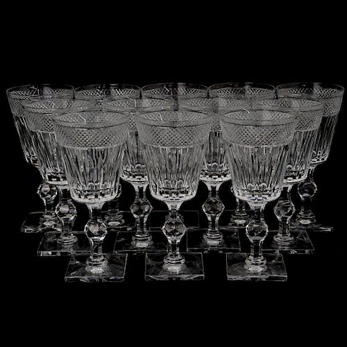  12 PC HAWKES CRYSTAL GLASSESDESCRIPTION  3930cd