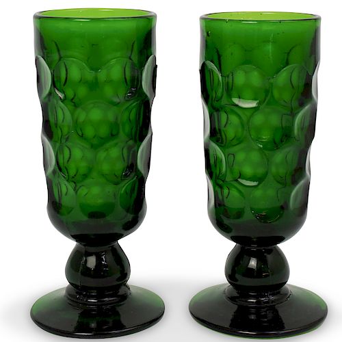  2 PC PORTIEUX VALLERYSTHAL GLASS 3930e0